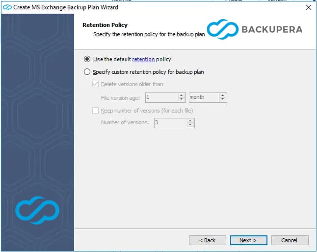 Retention policy overview